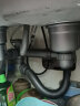 日丰 卫浴洗菜盆下水管防臭下水器排水道管单双槽下水管套装 双槽后置下水套装-140MM 实拍图