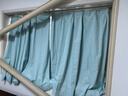 铭聚布艺全遮光窗帘成品窗帘布遮阳帘 涤塔夫优雅蓝2.0宽*1.6高挂钩式单片 实拍图
