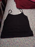 VKSK吊带背心女季新品莫代尔手感打底内衣女防走光纯色小背心抹胸少女黑色抹胸吊带衫 黑色 吊带款（85斤到105斤左右） 实拍图