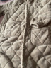 无印良品（MUJI）女式绗缝家居长袍家居服睡衣睡袍冬季夹棉保暖三层夹棉FD07CC3A 灰棕色 S-M(160/84A) 晒单实拍图