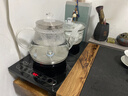 福益来全自动上水电热水壶玻璃泡茶桌茶台烧水壶一体机办公室功夫茶煮水壶电茶壶家用茶具套装烧水器 消毒款-底部上水 1L 实拍图