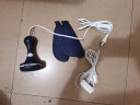 艾美特（AIRMATE）电风扇小吊扇床上学生寝室宿舍大风力小风扇蚊帐扇迷你柔风微风吊扇电扇 藏青色+开关线 实拍图