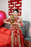 枝己秀禾服新娘新中式2025新款古装嫁衣中式婚纱敬酒服婚服出阁服 X616 L 实拍图