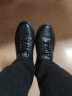 康奈男鞋 新款休闲鞋百搭潮流牛皮鞋纯色系带运动男士系带鞋 1175801 黑色（男款) 40 实拍图