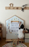 香榭美松儿童画板磁性绘画可擦写小黑板家用支架式宝宝画板白板写字板墙贴 屋型特大款MAX画板（带底座） 晒单实拍图