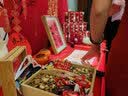 目送（musong）礼金盒 婚庆首饰彩礼盒结婚陪嫁礼金箱新娘彩礼盒子新人聘礼彩礼 大号(可放三金+20万) 下单送钱套 实拍图