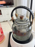 美斯尼 煮茶器玻璃蒸煮一体茶壶喷淋式蒸茶器提梁壶泡茶壶功夫茶具 壶+酒精炉 实拍图