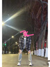 曼迪尚长袖格纹衬衫男生春秋季格子衬衫复古痞帅多巴胺衬衣男青少 274黑白色 L 【110-125斤】 实拍图
