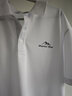 回力短袖t恤男冰丝polo领衫夏季速干休闲百搭运上衣男白色3XL 实拍图