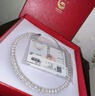 中国黄金（CHINA GOLD）淡水珍珠项链妈妈款素珠锁骨链母亲节生日礼物送女友实用 （万里挑一）珍珠素链-6-7mm 实拍图