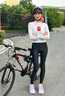 李宁（LI-NING）骑行服女长袖上衣春季新款自行车公路车排汗速干衣紧身衣 实拍图