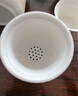 瓷牌茗茶具（cipaiming teaset）旅行茶具套装户外便携式陶瓷快客杯一壶四杯办公室功夫茶壶泡茶 白古茗一壶三杯+茶叶罐+便携包 实拍图