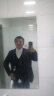 罗蒙高端免烫抗皱西服套装男士商务休闲婚礼正装西服外套上衣服男装 黑色套装+马甲+衬衫+大礼包 4XL 实拍图