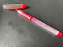 晨光(M&G)文具0.38mm红色中性笔 学生拔盖全针管签字笔 灵智系列水笔 12支/盒GP1212 实拍图