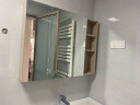 九牧（JOMOO）极简浴室柜陶瓷一体盆悬挂式洗脸洗手组合柜100cm A2721-17AK-1 实拍图