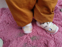 基诺浦 学步鞋婴儿8-18个月凉鞋夏季男女儿童透气步前鞋GB2193棕色 实拍图