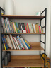 蔓斯菲尔书架置物架书柜落地货架客厅展示柜多层收纳架子钢制储物柜子靠墙 围栏升级+黄梨色6层80X30X174CM 实拍图