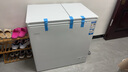 海尔（Haier）179升双箱双温家用冰柜 大冷冻小冷藏卧式冰柜家用小型冰箱冷柜FCD-179GHXD 实拍图