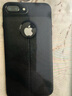 bova 适用苹果iPhone手机壳磨砂防滑防指纹 全包边防摔软壳简约商务潮男款硅胶套散热手机后盖保护壳潮 5.5英寸苹果7Plus/8Plus通用黑皮纹软壳 实拍图