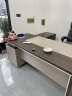 威尔斯佳老板办公桌办公家具领导桌椅组合办公室单人板式大班台经理电脑桌 1.8米老板桌+侧柜（加厚） 晒单实拍图