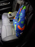 科森宝车上睡觉神器后排儿童抱枕成人汽车头枕车载抱枕汽车座椅抱睡枕 恐龙抱枕+头枕【通用款】 蓝色 实拍图