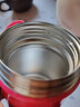 膳魔师（THERMOS）316L焖烧杯办公户外露营带餐焖粥保温桶带餐具高颜值 TCLA 西瓜红470ml 实拍图