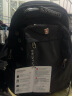 RUISHISABER瑞士双肩包男士背包大容量旅行包商务笔记本电脑包初高中学生书包 黑色+防雨罩 17寸 实拍图