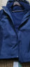 探路者（TOREAD）冲锋衣 秋冬男女三合一 户外抓绒可脱卸两件套防泼水防寒服外套TAWJ91201铁蓝灰（男）2XL 实拍图