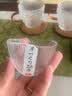 高茗 日式主人杯水晶茶杯手工杯子玻璃锤纹功夫茶茶具单杯酒杯杯子 小雨落杯60ml 实拍图