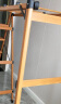 格美居（GEMJU） 梯子家用折叠晾衣架两用室内多功能伸缩人字梯铝合金晾晒扶梯 加宽全踏板 木纹色五步晾晒梯 实拍图