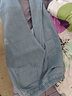 叄南牛仔裤男秋冬款加绒加厚大码宽松弹力紧腰束脚九分休闲潮流哈伦裤 【加绒】D903浅蓝+浅灰 XL【130-145斤】 实拍图