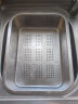304不锈钢沥水篮家用厨房双层托盘洗菜盆滤水果盆菜盆篮子收纳筐 单层沥水款 晒单实拍图