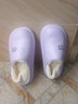 QYCKABY棉拖鞋女士秋冬季踩屎感防水包跟居家保暖毛绒卡通防滑月子棉鞋男 紫色【毛绒保暖】 36-37 适合35-36 实拍图