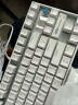 MageGeeMK-STAR 有线背光游戏键盘 电竞吃鸡机械键盘 87键小型迷你键盘 台式笔记本电脑键盘 白色蓝光青轴 实拍图