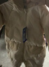 迷你巴拉（minibala）羽绒服连体衣婴儿萌趣连帽爬服冬季新款儿童外出羽绒连体衣 浅卡其50311 90 -充绒量90.1g 实拍图