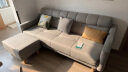 全友家居 北欧简约科技布艺沙发客厅三人位小户型可折叠沙发床102265 实拍图