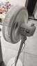 美的（Midea）【品质推荐】七叶轻音柔风电风扇/家用省电落地扇/台式电扇/广角摇头节能宿舍小型风扇 SAE35CA 实拍图