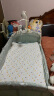 babyboat贝舟H1婴儿床可折叠新生儿宝宝床便携式移动拼接大床 绿旗舰款+椰棕床垫 实拍图