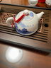 末都景德镇高档功夫茶壶陶瓷家用 中式手绘青花瓷山水普洱泡茶壶单壶 山水文旦壶【250ML】 实拍图