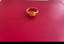 周生生 黄金戒指足金丝带结开口戒指送妈妈送自己21071R计价 3.3克(含工费130元) 晒单实拍图