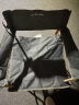 迪卡侬（DECATHLON）户外折叠椅子凳便携露营凳钓鱼椅随身靠背椅ODCF 离地43cm深灰色(承重150公斤） 实拍图