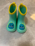 牧童儿童雨鞋3-7岁男女童雨靴卡通轻便幼儿园宝宝水鞋 绿色小恐龙 170 实拍图