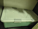 万派床底收纳箱家用特大号被子衣物整理箱床下有盖储物箱衣服收纳神器 双开盖六卡扣【80*40.5*27cm】 森林绿·新【环保材质无异味】 实拍图