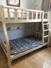 筱环上下床实木上下铺儿童床男孩女孩高低床成人双层床子母床 上下床 梯柜款单床 上铺宽130下铺宽150-全实木 实拍图