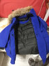 雪中飞【成毅同款】【鹅绒】男女同款羽绒服貉子毛领中长羽绒服工装保暖 亮宝蓝|5162 XL 180/100A（尺码偏大选小一码） 实拍图