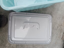 雏田 加厚特大号收纳箱-学生宿舍塑料储物盒子零食玩具衣服整理箱子 蓝色中号【33*23*20cm】 实拍图