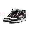 彪马（PUMA）官方男女中帮篮球风复古休闲轻便百搭板鞋REBOUND MID391904 黑色-白-01 37 实拍图