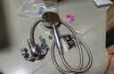 尊驰（ZUNCHI） 冷热混水阀明装简易淋浴花洒三件套电热水器配件增压莲蓬头喷头 【免打孔】混水阀五档花洒套装 实拍图
