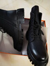 XO马丁靴男真皮牛皮2025秋冬靴子男士高帮男靴厚底鞋子男工装靴男鞋 黑色【镇店款-颜值实力派】A3901 42 实拍图