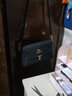 北狐品牌新款单肩包女真皮牛皮女士斜挎小包软皮单肩手提百搭妈妈背包 黑色  实拍图